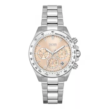 Zegarek damski BOSS 1502615 Kwarcowy Analogowy 38mm Stal nierdzewna Pasek mesh Kolor różowego złota