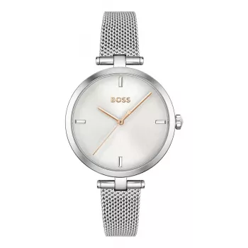 Zegarek damski BOSS 1502653 kwarcowy analogowy 32mm bransoleta ze stali nierdzewnej srebrny