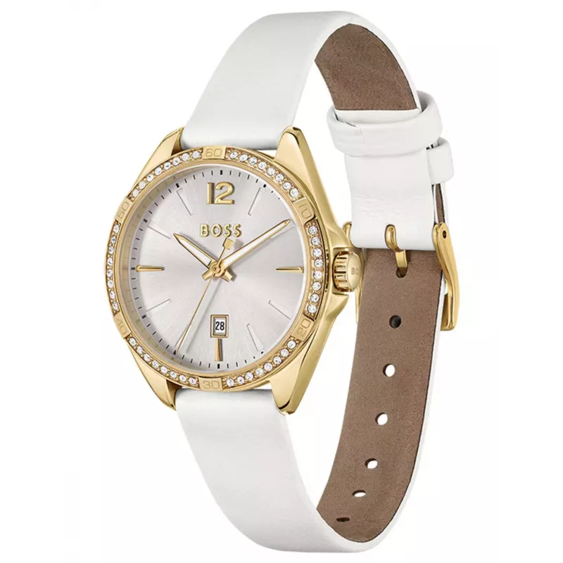 Zegarek BOSS Women's Purity 1502619 Kwarcowy Analogowy 39mm Srebrny Stal Nierdzewna Siatka