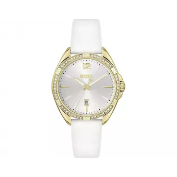 Zegarek BOSS Women's Purity 1502619 Kwarcowy Analogowy 39mm Srebrny Stal Nierdzewna Siatka