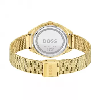 Zegarek BOSS Women's Purity Quartz 1502669 37mm Srebrny Stal Nierdzewna Siatka