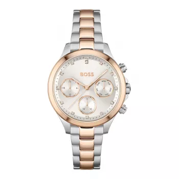Zegarek damski BOSS 1502564 38mm Stal nierdzewna Bransoleta mesh Srebrny