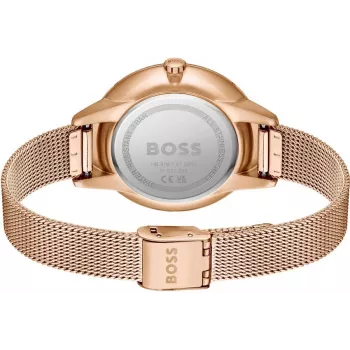 Zegarek damski BOSS 1502663 40mm Srebrny Stal nierdzewna Kwarcowy Analogowy