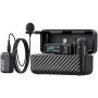 BOYA BOYAMIC 2-01 Bezprzewodowy i przewodowy system mikrofonowy 2.4GHz, AI Noise Cancellation z 2 odbiornikami i 1 nadajnikiem (USB-C) Czarny