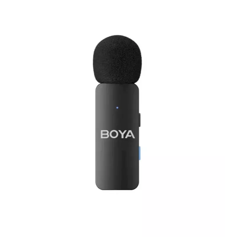 BOYA BY-V4 Bezprzewodowy System Mikrofonowy 2.4GHz z 4 Nadajnikami i 1 Odbiornikiem (Złącze 3.5mm) Czarny