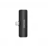 Bezprzewodowy system mikrofonowy BOYA BY-V4D z 4 nadajnikami i 1 odbiornikiem Lightning (czarny)