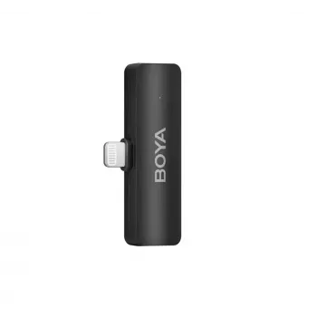 Bezprzewodowy system mikrofonowy BOYA BY-V4D z 4 nadajnikami i 1 odbiornikiem Lightning (czarny)