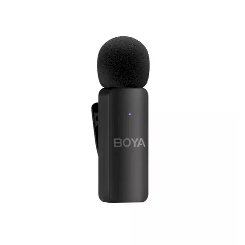 Bezprzewodowy system mikrofonowy BOYA BY-V4D z 4 nadajnikami i 1 odbiornikiem Lightning (czarny)