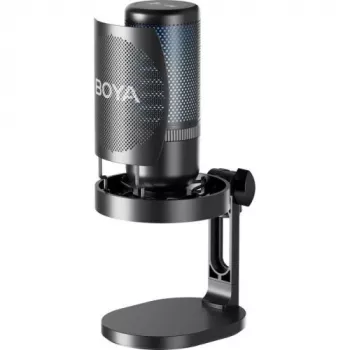 BOYA K3 Przewodowy mikrofon pojemnościowy, dookólny, redukcja szumów, monitoring w czasie rzeczywistym, USB Type-C, czarny
