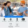 BOYA Mini 2-01 Bezprzewodowy System Mikrofonowy 2.4GHz z 2 Nadajnikami i 2 Odbiornikami (USB-C i Lightning) Czarny