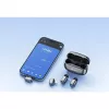 BOYA Mini 2-01 Bezprzewodowy System Mikrofonowy 2.4GHz z 2 Nadajnikami i 2 Odbiornikami (USB-C i Lightning) Czarny