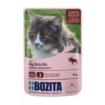 Bozita 3633 Mokra karma dla kotów Kawałki w galarecie Kurczak 85g