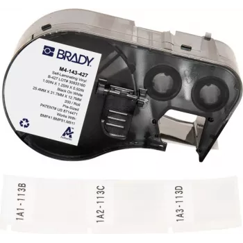 BRADY M4-143-427 Etykieta do BMP41/BMP51/M511 – Biały poliolefin, 41,28 mm x 2,13 m