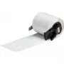 Brady M6-78-427-AW Etykiety samolaminujące z winylu, białe/przezroczyste, 38,1 mm x 38,1 mm, do BMP41/51/53, 250 szt. w kasecie
