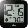Braun BC 25 BP Czarny Zegar Kwarcowy z Komunikatem Głosowym (67711)