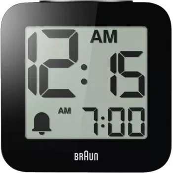 Braun BC 25 BP Czarny Zegar Kwarcowy z Komunikatem Głosowym (67711)
