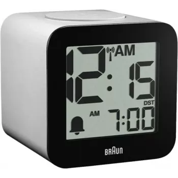 Braun BC 25 WP-DCF Biały Zegar Sterowany Radiowo z Komunikatem Głosowym (60076)