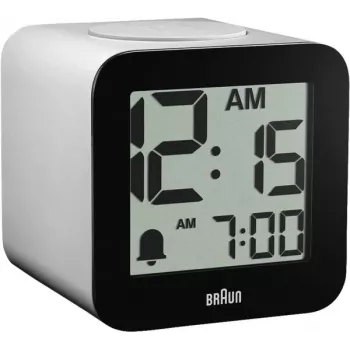 Braun BC 25 WP Biały Kwarcowy Budzik z Komunikatem Głosowym (67710)