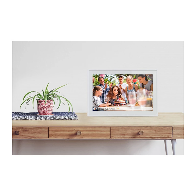 Braun DigiFrame 1019 WiFi 25.7cm (10.1 inch) Biała Cyfrowa Ramka na Zdjęcia