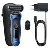Braun Series 61 - B1000s Golarka elektryczna na mokro i na sucho, niebieska