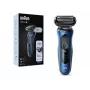 Braun Series 61 - B1000s Golarka elektryczna na mokro i na sucho, niebieska