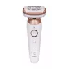 Braun Silk-épil 9 3D SES9-481 Epilator bezprzewodowy mokry/suchy z 40 pęsetami, SensoSmart, Smartlight, trymerem, biały/różowe złoto