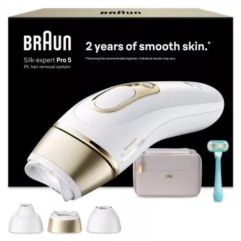 Braun Silk-expert 80851324 Usuwacz włosów światłem IPL Biały, Żółty