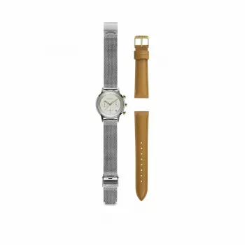 Zegarek damski BREIL TW1825 kwarcowy 38mm srebrny, bransoleta ze stali nierdzewnej typu mesh