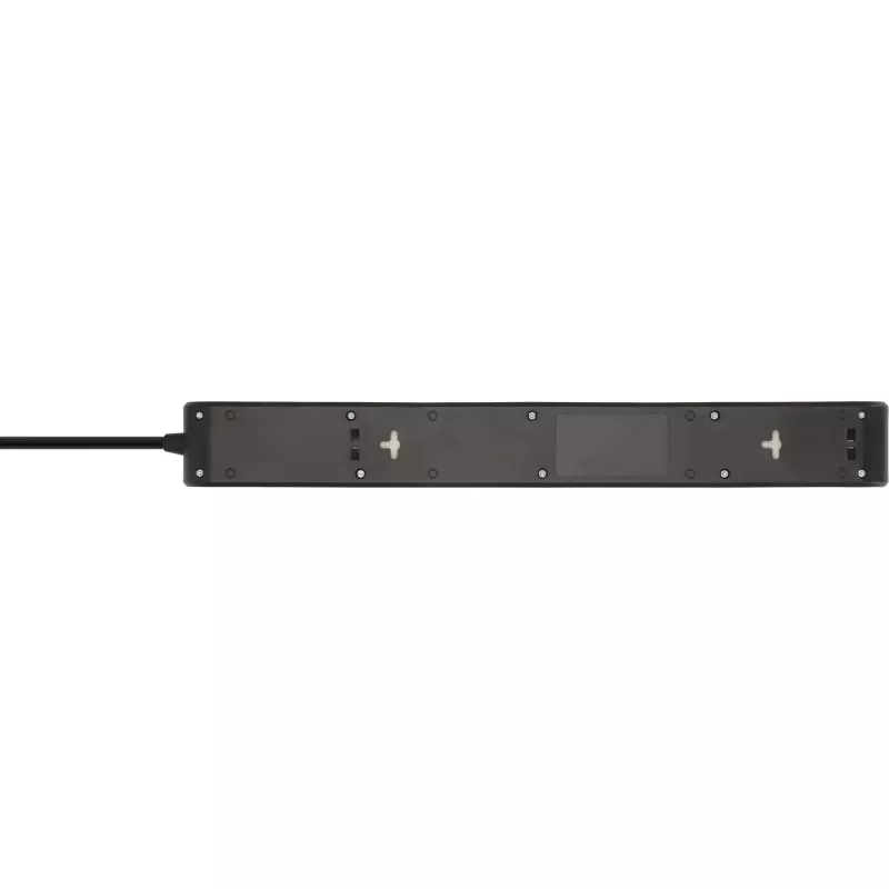 BRENNENSTUHL 6-Way Power Strip z 1x USB-C, 1x USB-A, Ochrona przeciwprzepięciowa 13 500 A, Kabel 2 m, Czarny/Antracyt