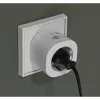 Brennenstuhl Connect WiFi Smart Plug WA 3600 XS02, Biały, Sterowanie głosowe, Timer, Aplikacja