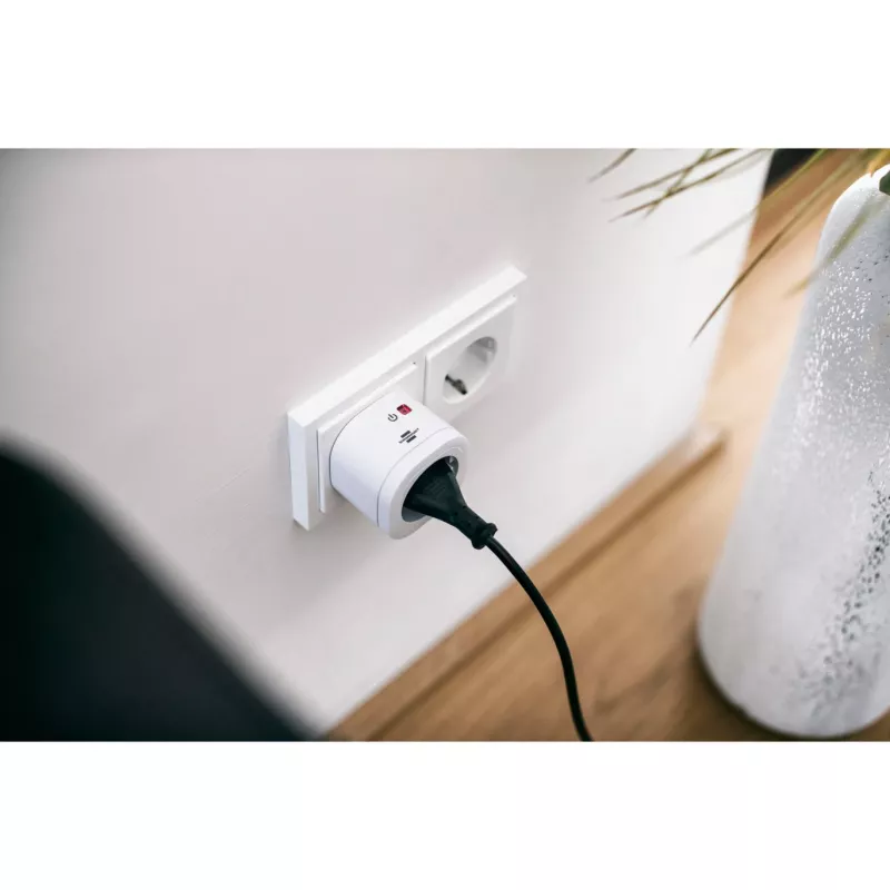 Brennenstuhl Connect WiFi Smart Plug WA 3600 XS02, Biały, Sterowanie głosowe, Timer, Aplikacja