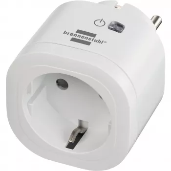 Brennenstuhl Connect WiFi Smart Plug WA 3600 XS02, Biały, Sterowanie głosowe, Timer, Aplikacja