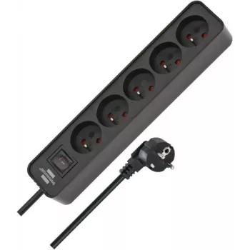 Brennenstuhl ecolor 5GN Power Strip 3m Black