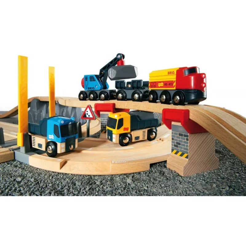 BRIO World Roads & Rails Zestaw do Załadunku Kamieni