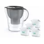 Dzbanek filtrujący Brita Marella+ z 4 wkładami Maxtra Pro Power, 2,4 L, grafitowy