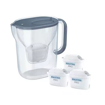 Dzbanek filtrujący Brita Style Essential+ z 3 filtrami MaxtraPro PP, granatowy, 2,4 L