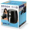 Frytkownica beztłuszczowa Brock AFM 3501 BK 3,5 l 1300-1500 W czarna cyfrowa z koszem