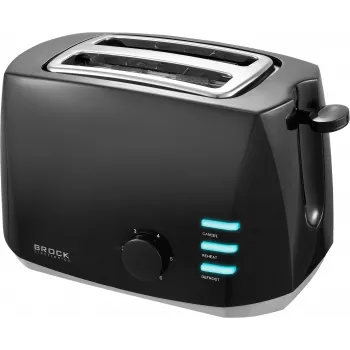 Brock BT 1005 BK Toster 800W, Czarny