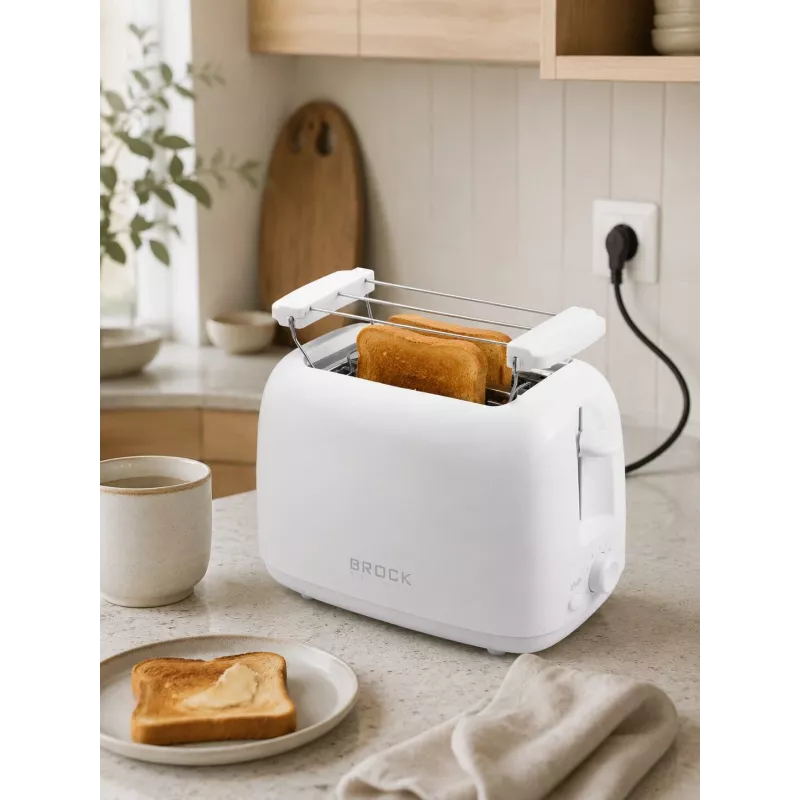 Brock BT 1008 WH toster 2-kromkowy 750W biały