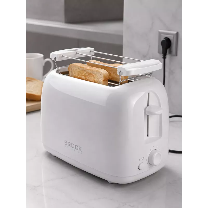 Brock BT 1008 WH toster 2-kromkowy 750W biały