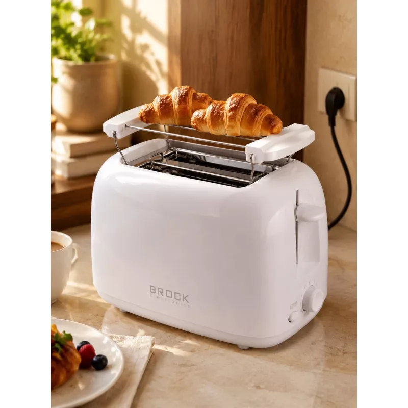 Brock BT 1008 WH toster 2-kromkowy 750W biały