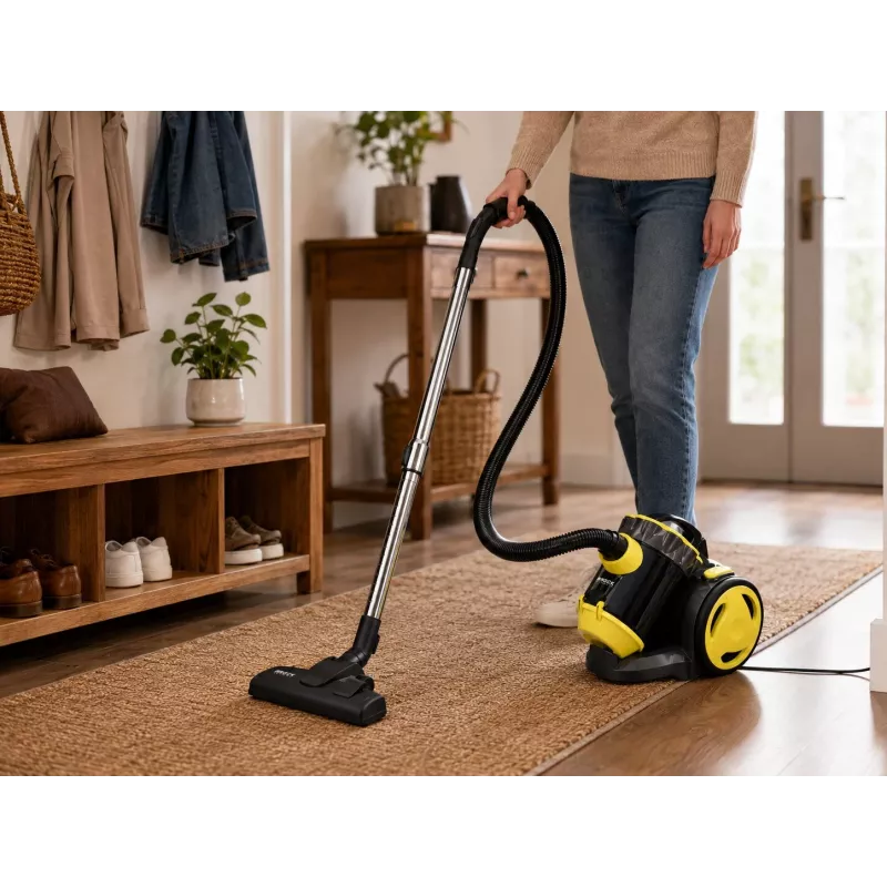 Odkurzacz bezworkowy Brock BVC 8056 YT Cyclone 800W Czarny/Żółty