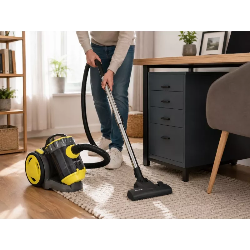Odkurzacz bezworkowy Brock BVC 8056 YT Cyclone 800W Czarny/Żółty