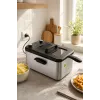 Brock DF 3001 SS Frytkownica głębokotłuszczowa 3,2L 2200W Czarno-stalowa