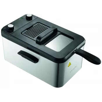 Brock DF 3001 SS Frytkownica głębokotłuszczowa 3,2L 2200W Czarno-stalowa