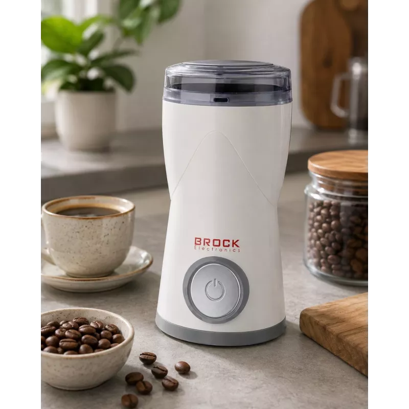 Brock ECP 105 Elektryczny ekspres do kawy po turecku, 300 ml, 800 W, czarno-stalowy, 4 filiżanki, bezprzewodowy z podstawą 360°
