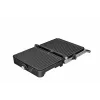 Brock HCG 5000 SS Elektryczny Grill Kontaktowy 2000W, Czarny/Stal