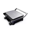 Brock HCG 5000 SS Elektryczny Grill Kontaktowy 2000W, Czarny/Stal