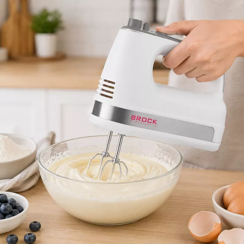 Mikser ręczny Brock HM 5003 WH 300W, biały