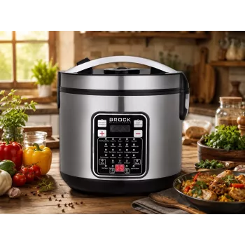 Brock MC 3203 Multicooker 5L 900W Czarny/Stal